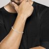 Miabella 925 Sterling Silver 3mm Snake Chain Bracelet for Men & Women – Customizable with Charms, Made in Italy