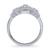 BERRICLE Rhodium Plated Sterling Silver Cubic