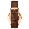 Rose/Brown Stuhrling Original Mens Dress Watch Slim