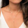 Fremttly Star Choker Necklaces Handmade Simple 14K Gold