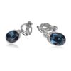 Blue Clip Birdal 18K Rose/White Gold Plated Non Pierced Ears