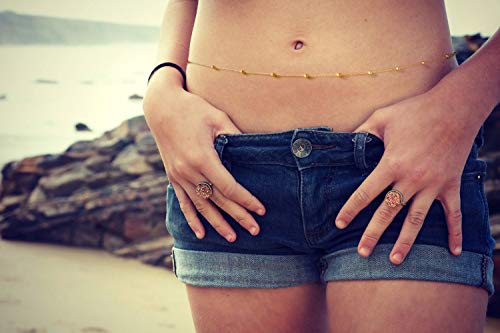 PEARLADA Minimalist Beach Bikini Body Chain