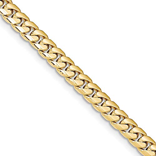 14k Yellow Gold Cuban Bracelet Chain