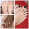 Gold Arrow Adjustable Toe Band Ring Set