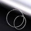 Fake Earrings Hoop Non-pierced Nose Ring Spring Hoop