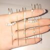 4Pairs Ear Cuff Wrap Crawler Hook Earrings for Women