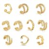 No Piercing Earrings Helix Cuff Earrings Clip on Cartilage