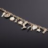 CEALXHENY Women’s Charm Bracelet Polished Unicorn Star
