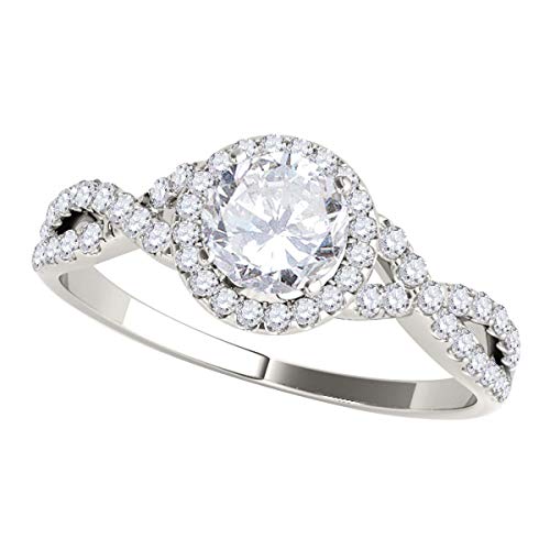 MauliJewels Engagement Rings for Women 0.50 Carat