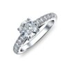 Engagement Wedding Ring Set Cubic Zirconia Round Princess Cut