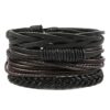 Wrap Bracelets Men Women, Hemp Cords Wood Beads