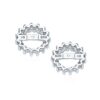 White Clear Cubic Zirconia Earrings Jackets