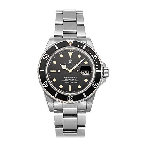 Pre-Owned Black Dial Mens Submariner Mechanical Rolex