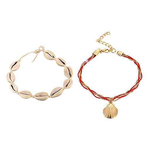 Rope Shell Clamshell Pendant Anklet Stylish Fashion Jewelry