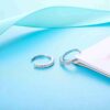 Swarovski Zirconia 925 Sterling Silver Cuff Earrings for Women