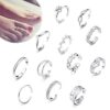 Adjustable Toe Ring Set for Women Open Toe Rings