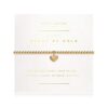 Katie Loxton a Little Heart of Gold Womens Charm Bracelet