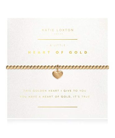 Katie Loxton a Little Heart of Gold Womens Charm Bracelet