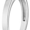 Elegance Redefined: Platinum-Plated Princess-Cut Solitaire Ring with Swarovski Zirconia (2 cttw)