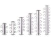PH PandaHall 12pcs 6 Sizes Slide Clasp Lock with Magnetic Bracelet