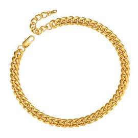 Gold Choker Necklaces for Men 10MM