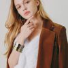 SAM & LORI Inspirational Cuff Bracelet Bangle