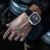 Agelocer Men's Fashion Punk Stainless Steel Mechanical Square