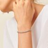 925 Sterling Silver Miracle-Set Diamond Tennis Bracelet – 1.0 Cttw, I-J Color, I3 Clarity, 7"
