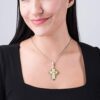American West Sterling Silver Gold Mother of Pearl
