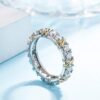 Sparkle and Shine with the Sterling Silver Cross Diamond X Ring