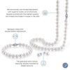 7-8mm Freshwater Cultured Pearl Set for Women Includes Necklace