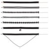 Akstore 8 PCS Velvet Choker Classic Choker Necklace