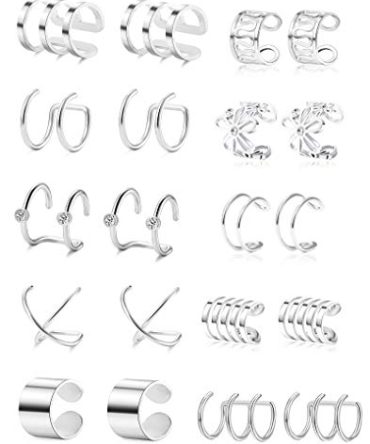 Tornito 4-10 Pairs Stainless Steel Ear
