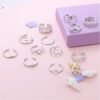 Adjustable Toe Ring Set for Women Open Toe Rings