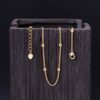 Gold Choker Necklace for Women 18k Gold Plated
