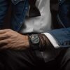 Black Skeleton Automatic Agelocer Watch