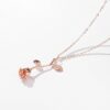 3D Rose Necklace - A Personalized Floral Pendant for Elegance and Romance