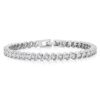 Gem Stone King 4.50 Ct Stunning Round Tennis Bracelet