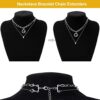 PAGOW 6pcs 3 Sizes Multi Strand Slide Clasp Lock, Necklace Bracelet