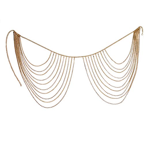 Crystal Belly Waist Chain Waist Jewelry Gold