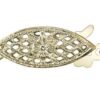 THE PEARL SOURCE 14K Gold 7.0-7.5mm Round Pearl Necklace