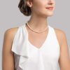 Genuine White Japanese Akoya Saltwater Cultured Pearl Necklace