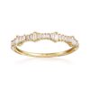 Ross-Simons 0.20 ct. t.w. Baguette Diamond Ring in 14kt Yellow Gold