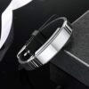 MOWOM Medical Bracelet Custom Engraved Silicone Adjustable