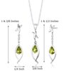 Earrings Pendant Necklace Jewelry Set