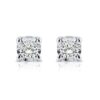Diamond Wish Sterling Silver Round Diamond Stud Earrings