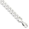 Beveled Link Curb Bracelet Chain 9 Inch Man Fine