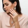 BERRICLE Rhodium Plated Sterling Silver Cubic