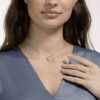 Swarovski Solitaire Necklace with a White Crystal Pendant