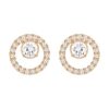 SWAROVSKI Creativity Women's Small Circle Pierced Stud Earrings